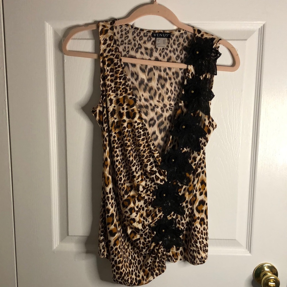 Cheetah Print Tank Top